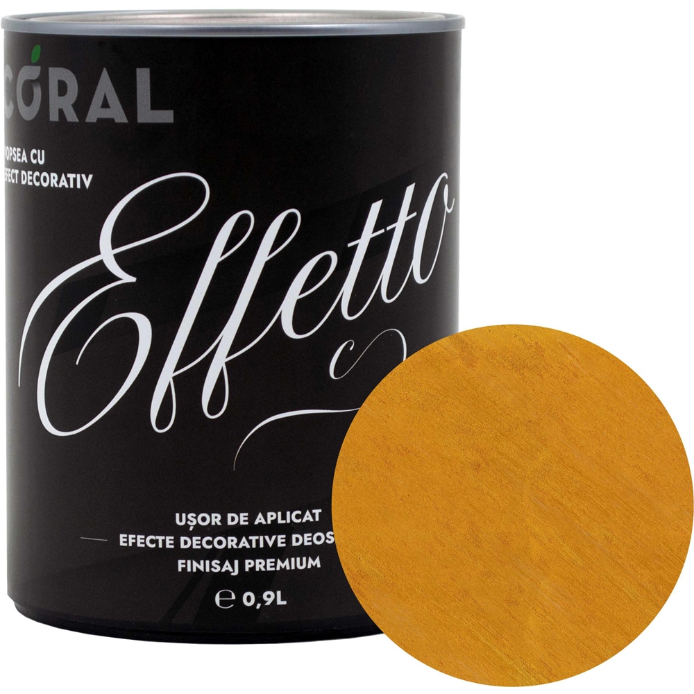 Vopsea decorativa CORAL Effetto, Palatino, 0.9L