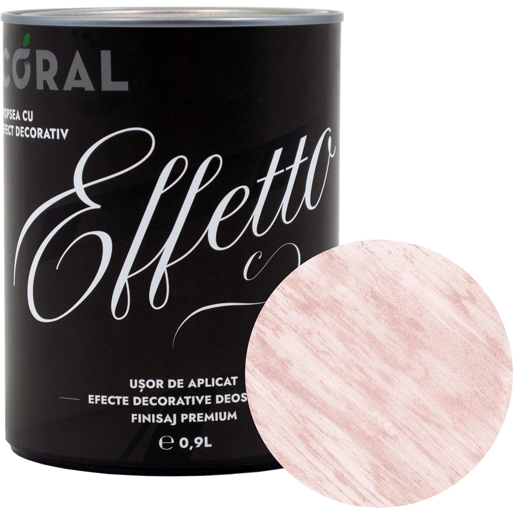 Vopsea decorativa CORAL Effetto, Foro, 0.9L