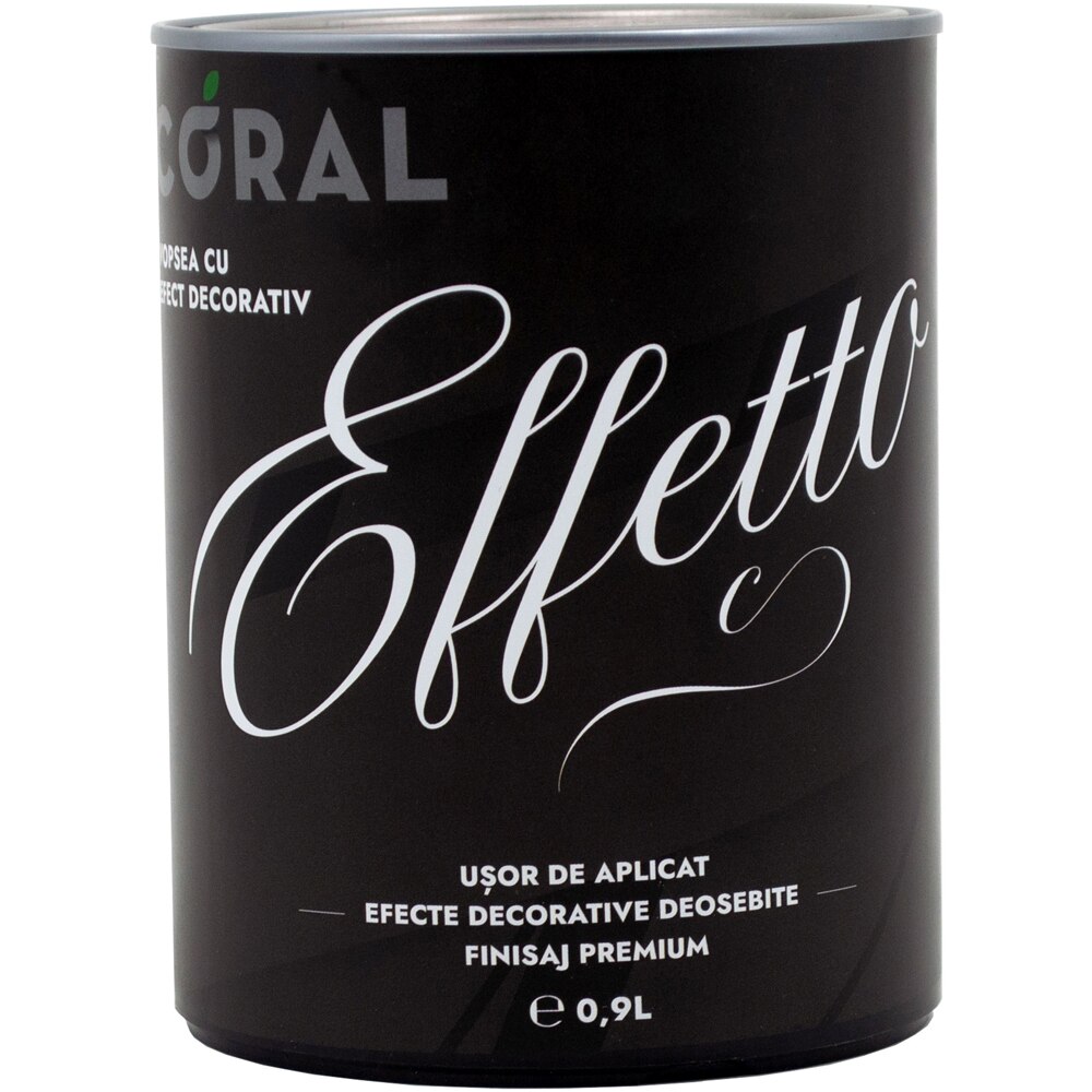 Vopsea decorativa CORAL Effetto, Doria, 0.9L