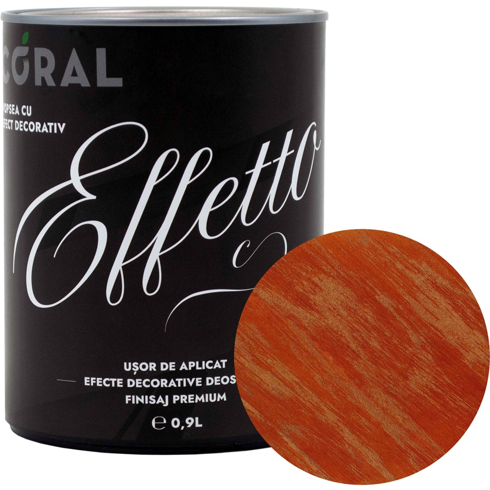 Vopsea decorativa CORAL Effetto, Palmarola, 0.9L
