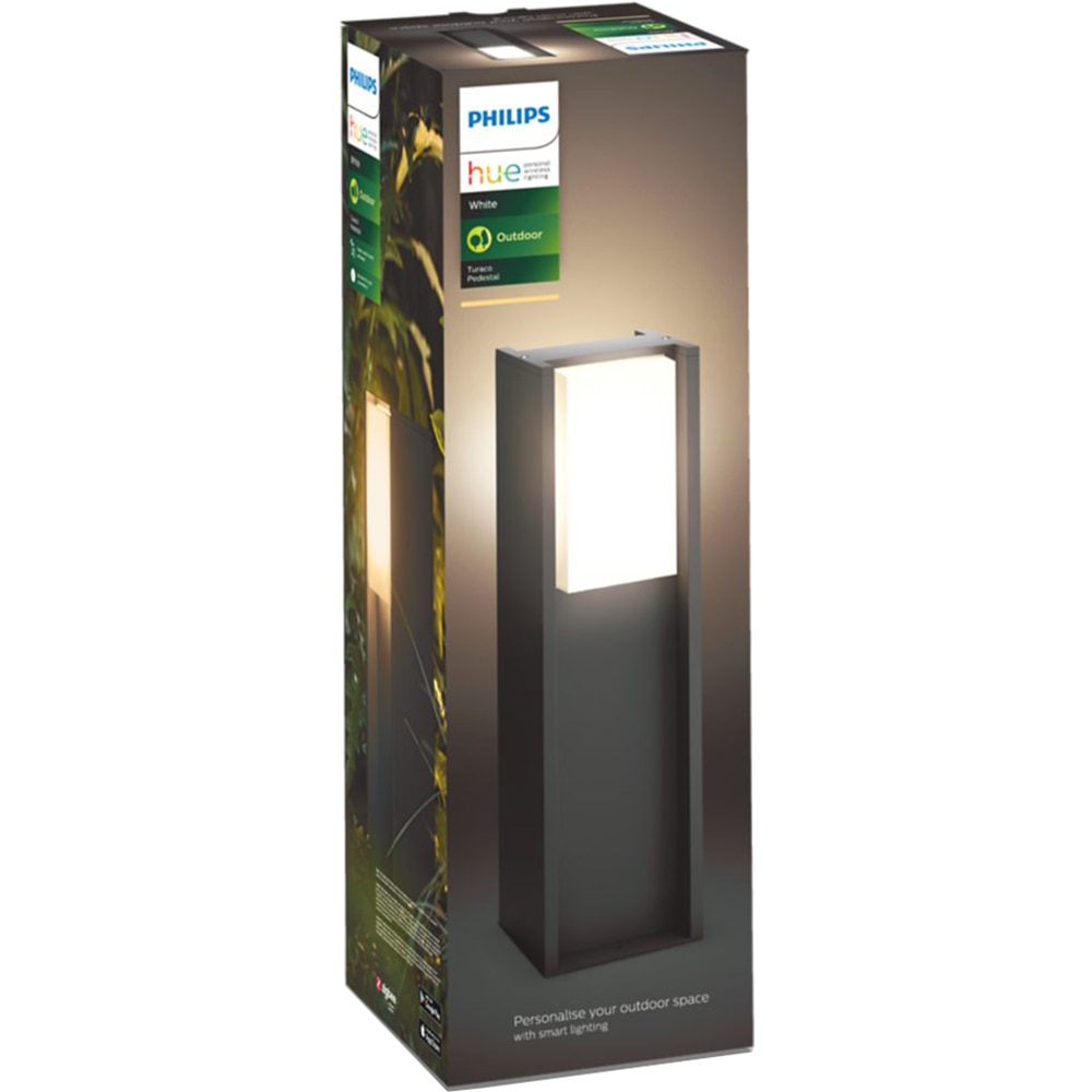 Stalp PHILIPS HUE Turaco, 9W, 806lm, IP44, antracit