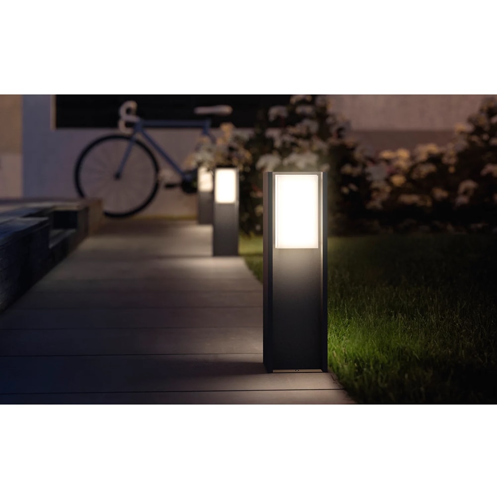 Stalp PHILIPS HUE Turaco, 9W, 806lm, IP44, antracit