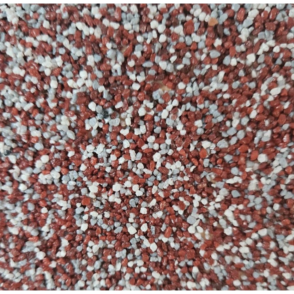 Tencuiala decorativa mozaicata PROFI Mosaik, grena, 25Kg