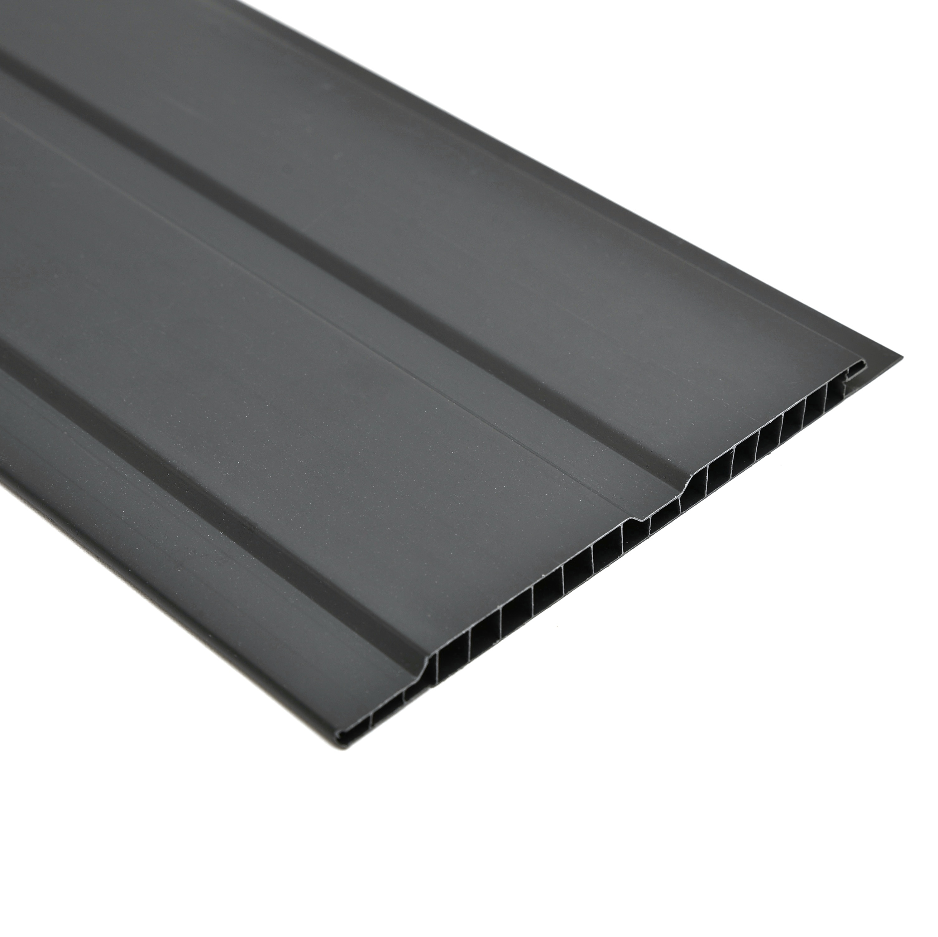 Lambriu antracit, 12.5 cm X 3m, 3.75 mp