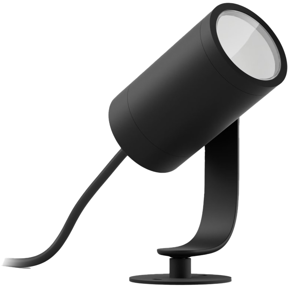 Spot LED RGB PHILIPS HUE Lily, 8W, 590lm, IP65, negru