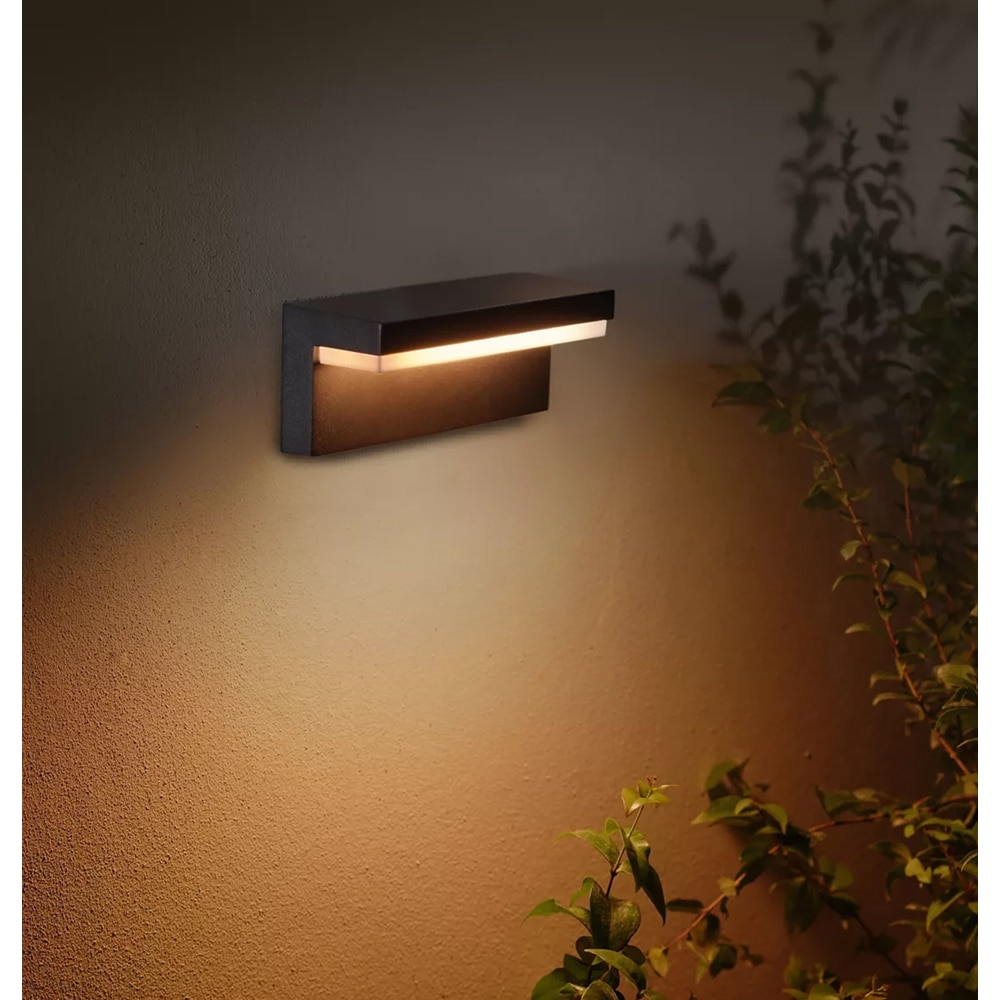 Aplica LED PHILIPS HUE Nyro, 13.6W, 1020lm, IP44, negru