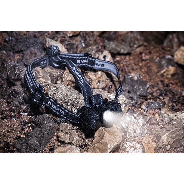 Lanterna LED frontala VARTA Indestructible H20 Pro, 350 lumeni, 3xAAA, negru