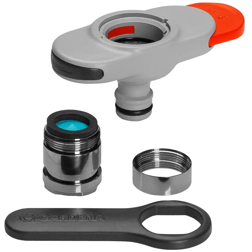 Conector GARDENA 18210 20, plastic, gri