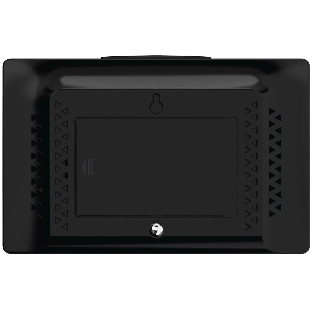 Statie meteo HAMA Touch 186314, Termometru, Higrometru, Ceas, Calendar, negru