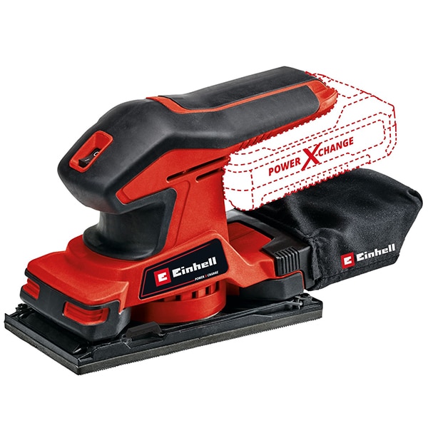 Slefuitor cu vibratii EINHELL TC-OS 18/187 Li Solo, 18V, foaie 237 x 94 mm, fara acumulator