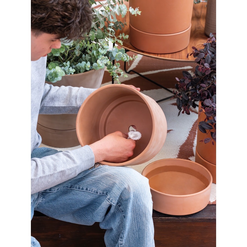 Ghiveci DEROMA Ciotola, D25 cm, maro deschis
