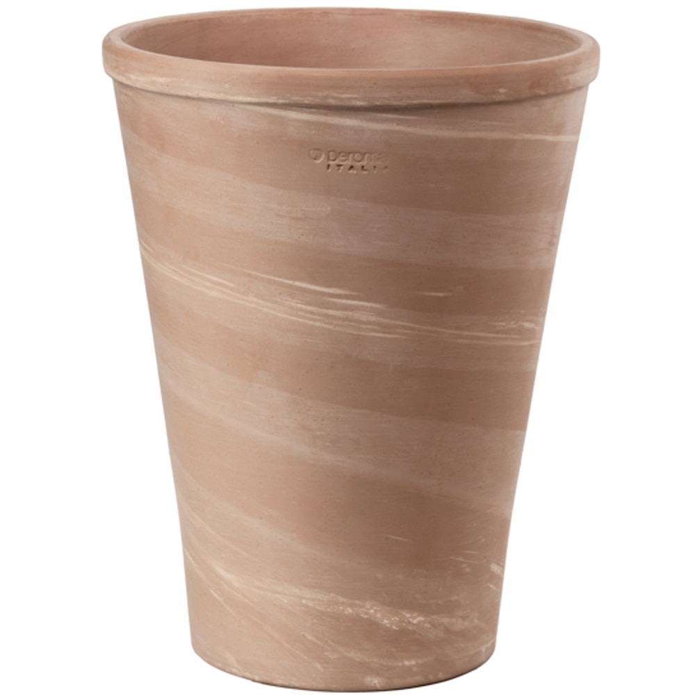 Ghiveci DEROMA Duo Long Tom, D25 cm, maro deschis