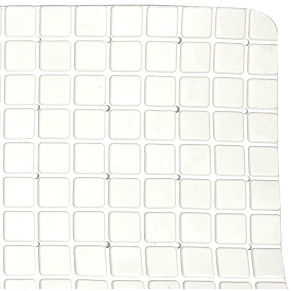 Covor antiderapant pentru dus FRANDIS 195161, PVC, 50 x 50 cm, alb