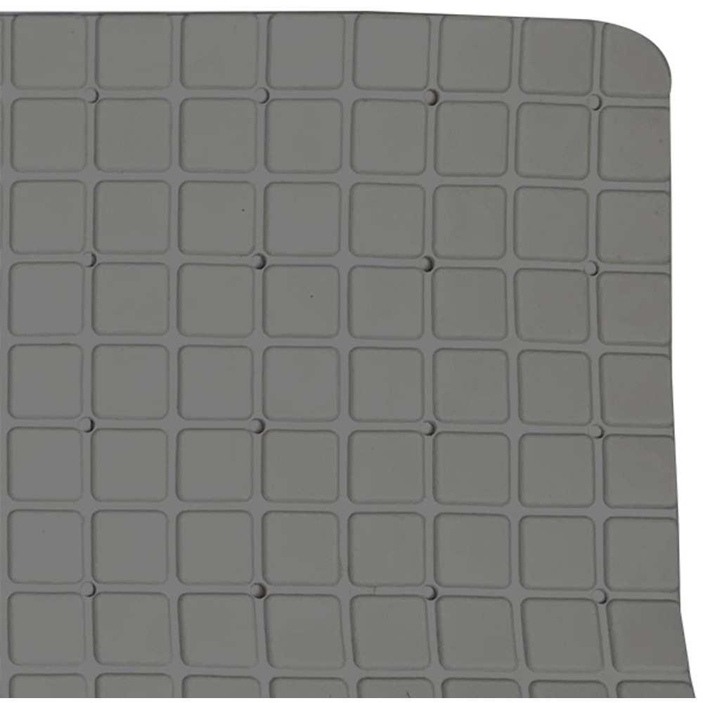 Covor antiderapant pentru dus FRANDIS 195163, PVC, 50 x 50 cm, gri