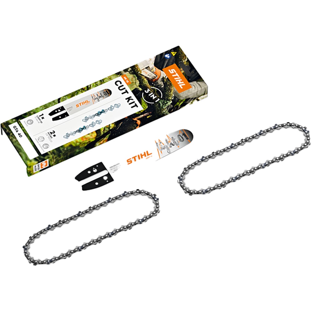 Kit accesorii 18 STIHL, 1 Sina de ghidaj si 2 Lanturi pentru GTA 30/40, 5cm/6", 71PM3