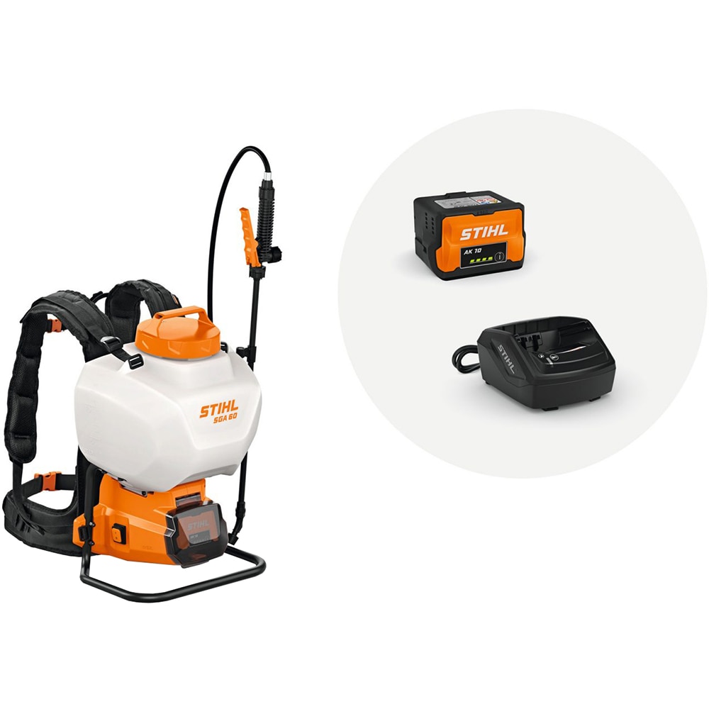 Pulverizator electric cu acumulator STIHL SGA 60.0 SET, 36V, 15 l, 4 bar, 1.8 l/min