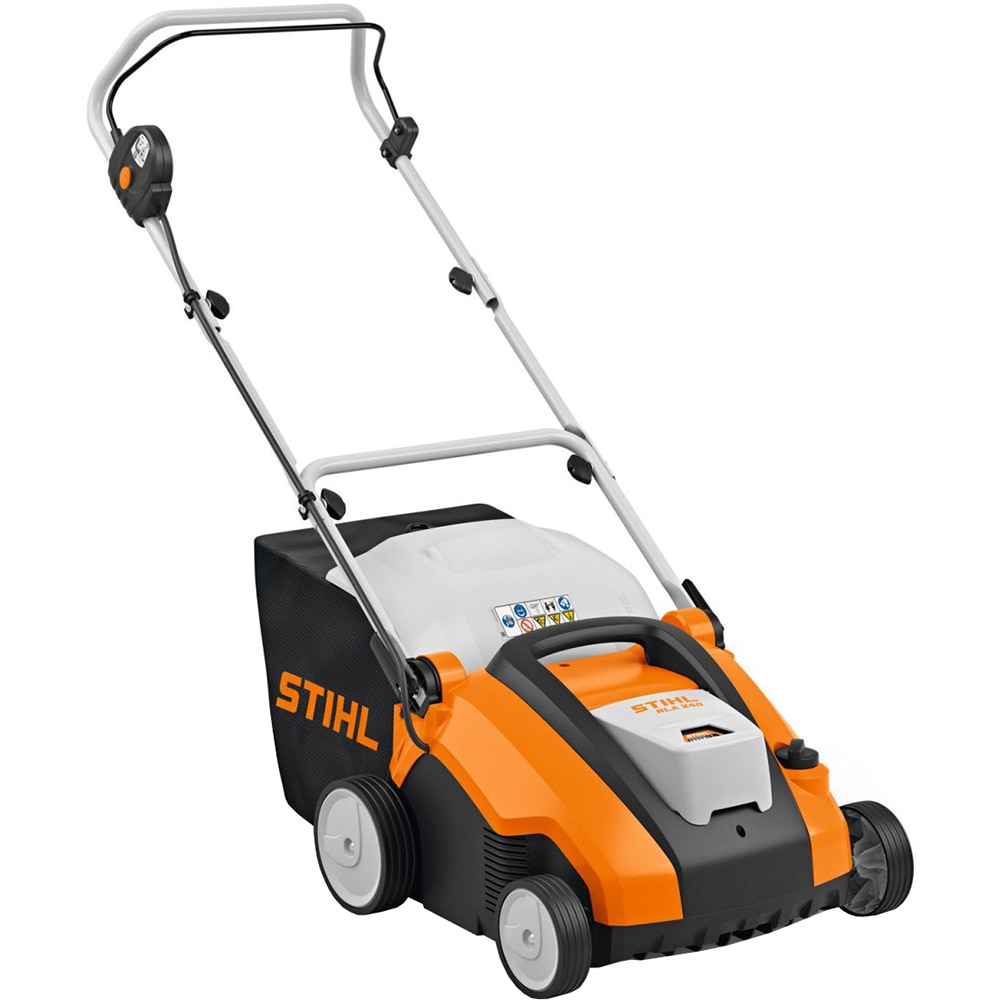 Scarificator gazon pe acumulator STIHL RLA 240, Electric, 900W, 36V, 3300rpm, latime de lucru 34 cm, portocaliu-negru