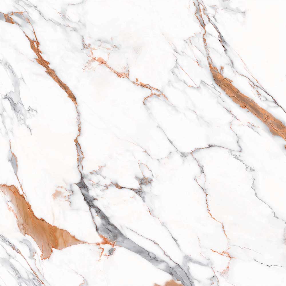 Gresie interior Rondy, alb, 60,5 x 60,5 cm, 1,465 mp/cutie