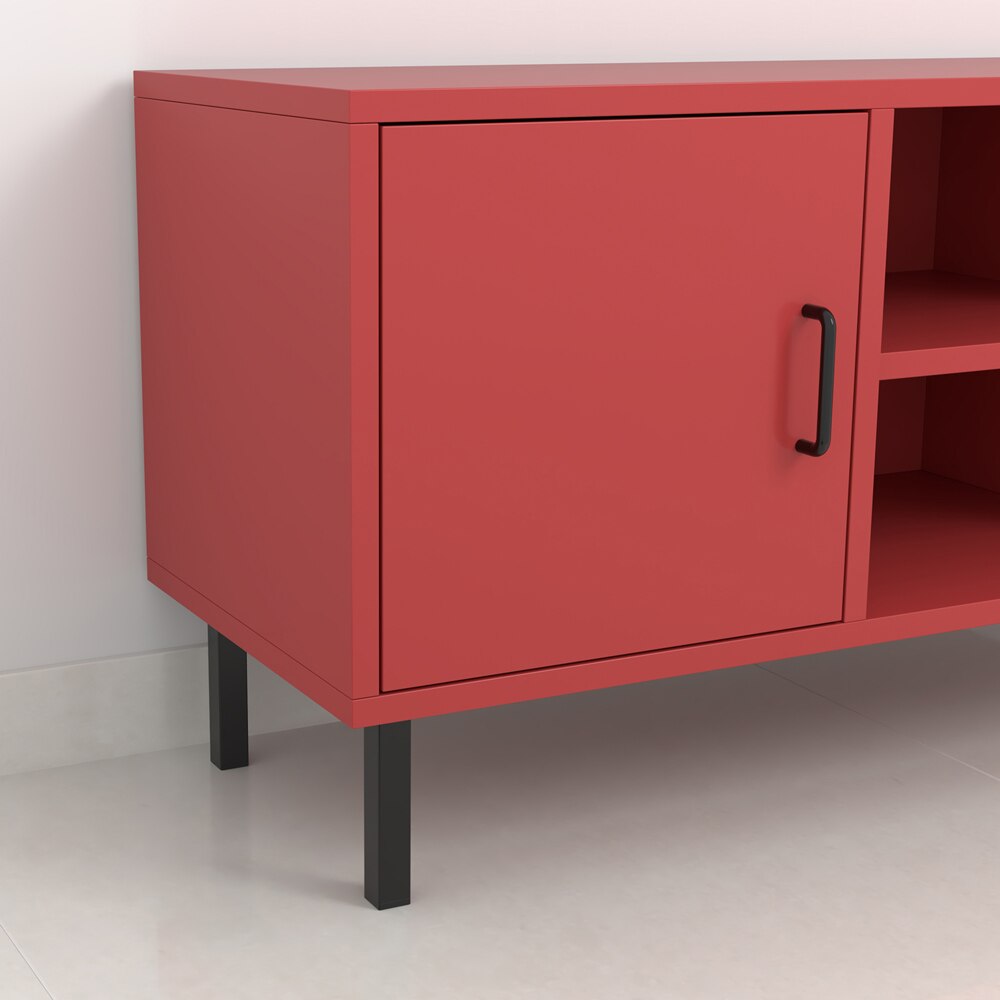 Picior mobila 400, otel, 15 cm, negru