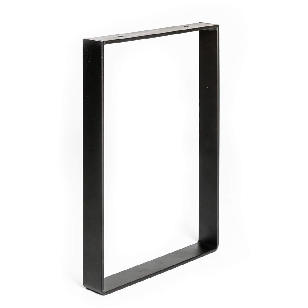 Picior masa stil industrial, 35 x 25 x 4 cm, rectangular, negru