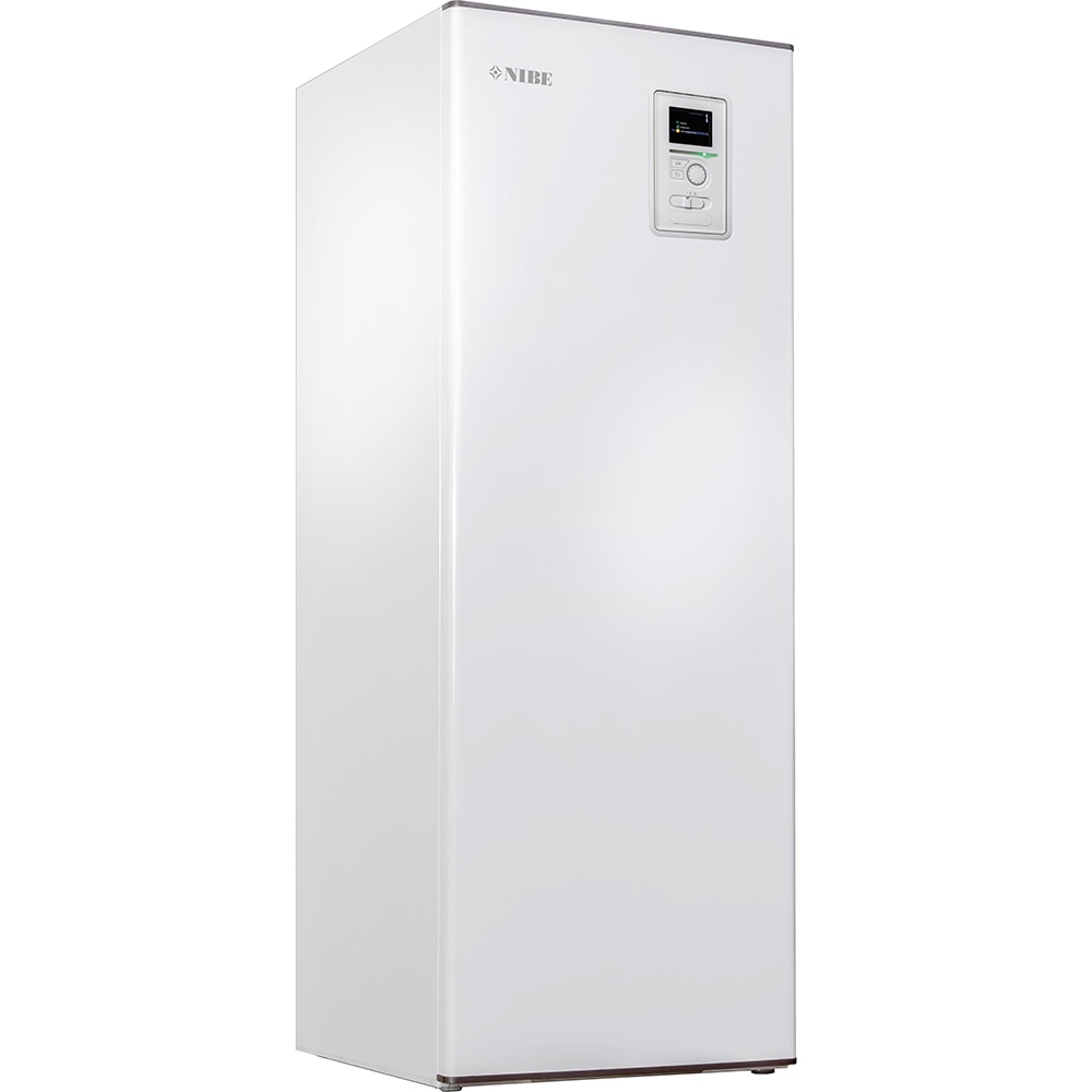 Pachet pompa de caldura aer-apa NIBE Split AMS 20-6 + BA-SVM 20-200/6E, 8 kW, Wi-Fi, kit scurgere condens