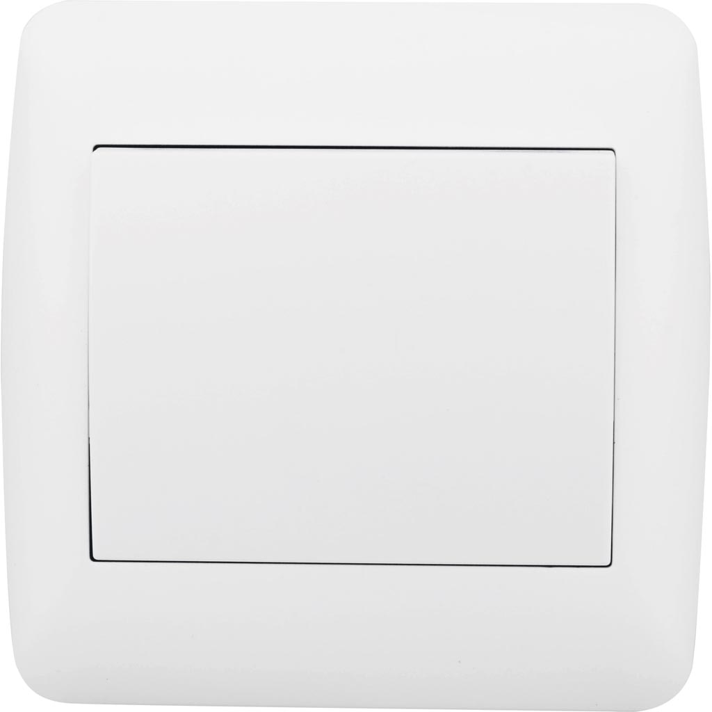 Intrerupator, 1 modul, 10 A, 250 V, alb  Bodner