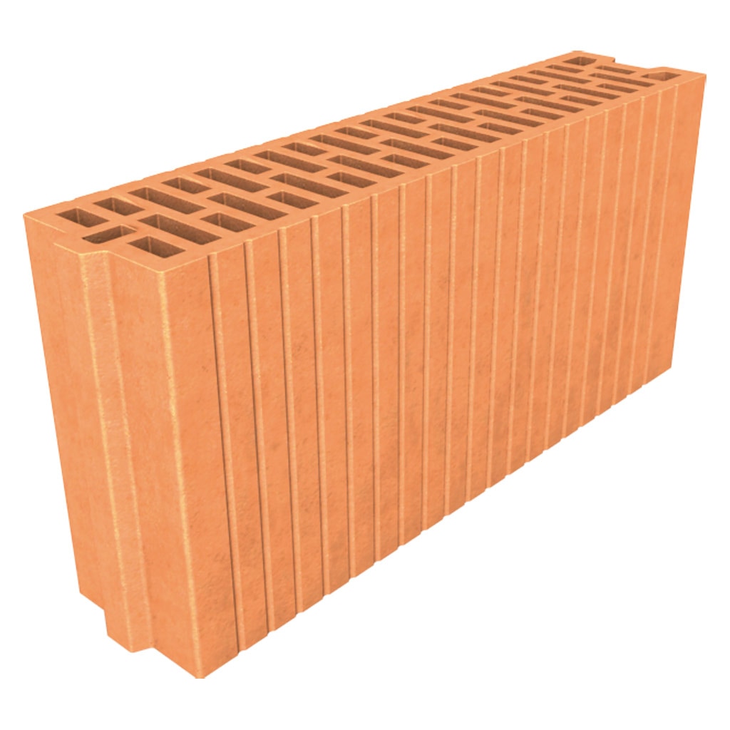 Caramida interior/exterior POROTHERM 25 N+F, 37.5 x 25 x 23.8 cm