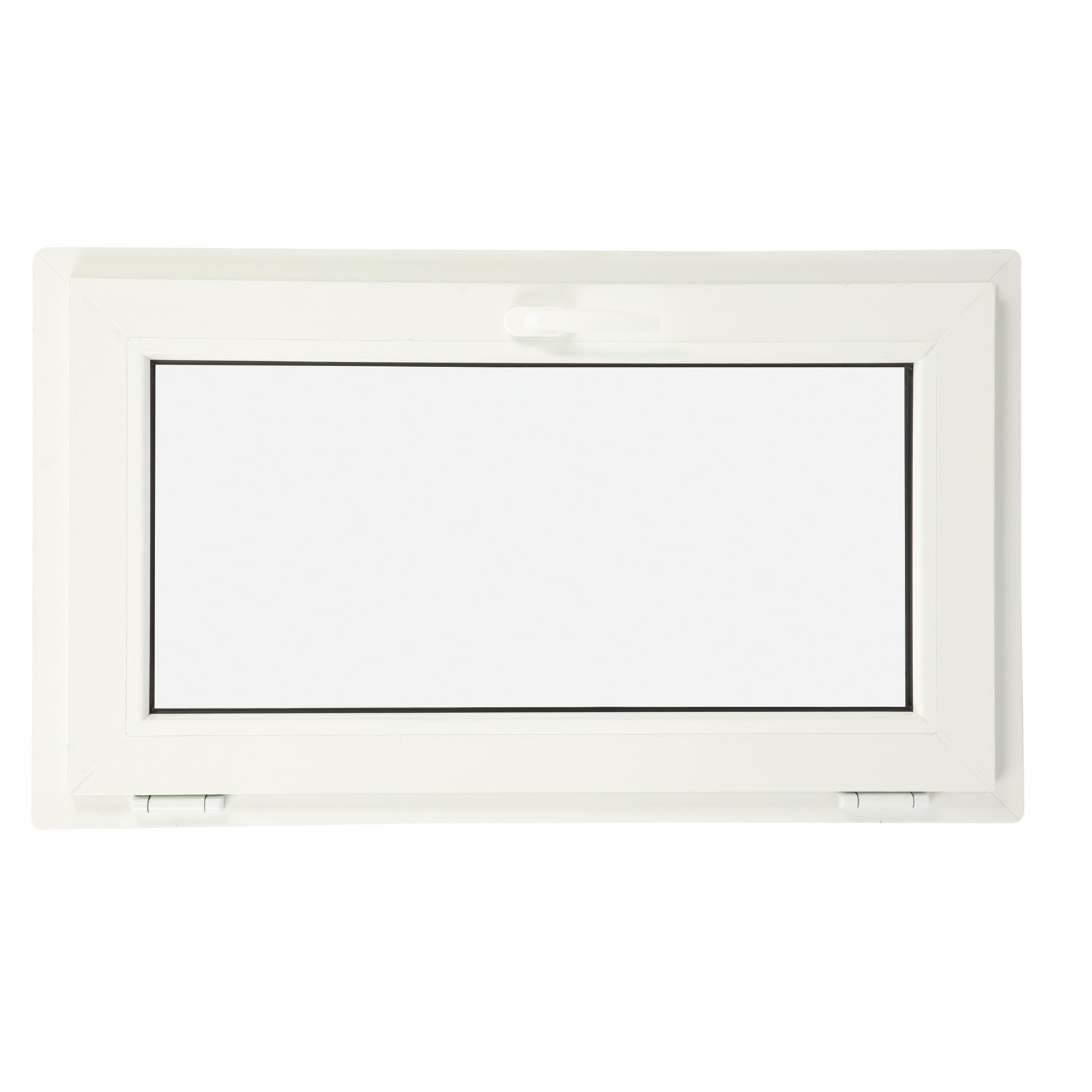 Fereastra termopan PVC, geam Clar + Low-E, alb, 4 camere, 96 x 56 cm, simpla deschidere, batanta  Extruplast