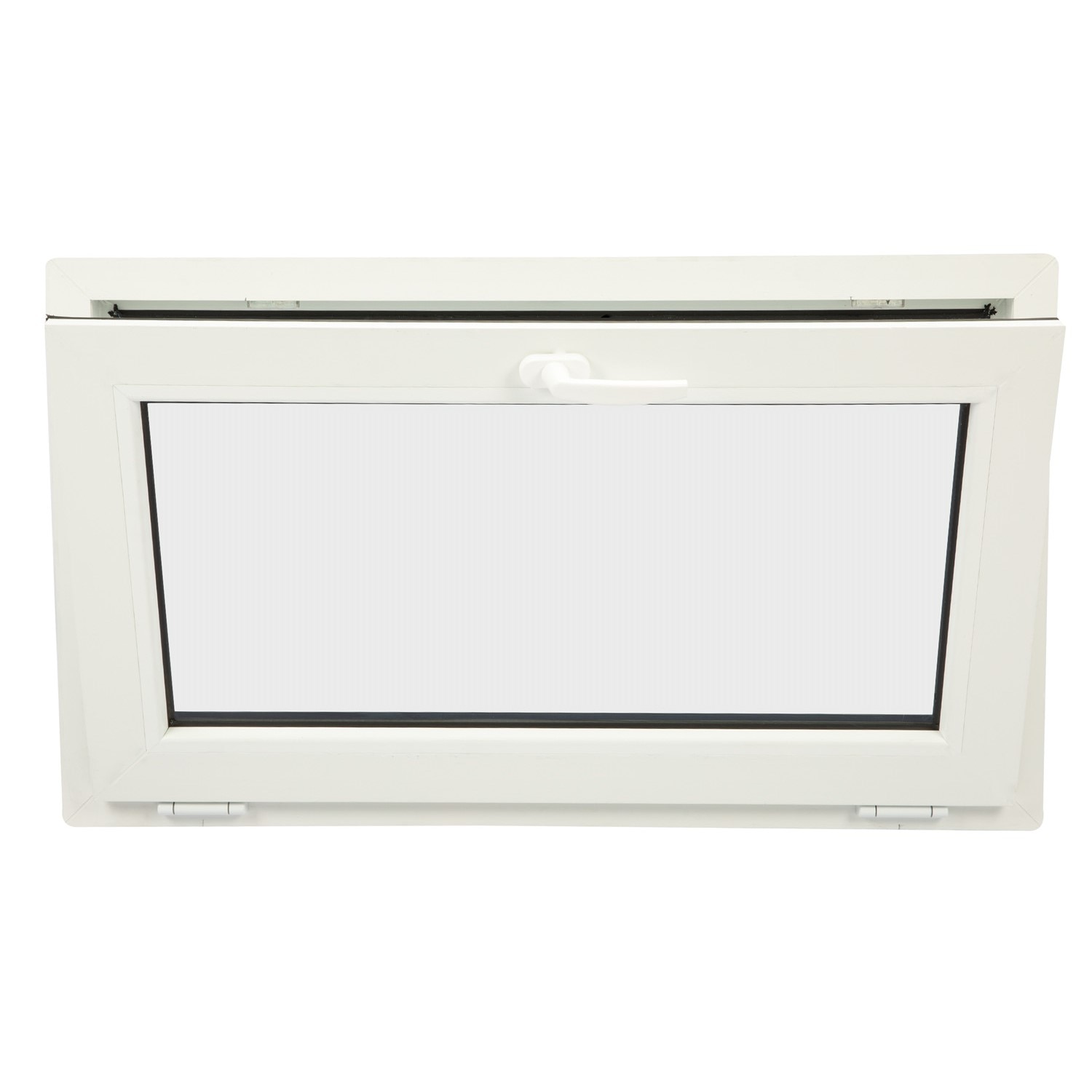 Fereastra termopan PVC, geam Clar + Low-E, alb, 4 camere, 96 x 56 cm, simpla deschidere, batanta  Extruplast