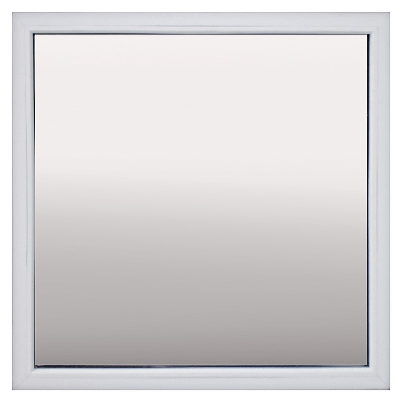 Fereastra termopan PVC, geam Clar + Low-E, alb, 4 camere, 56 x 116 cm, fixa  Extruplast