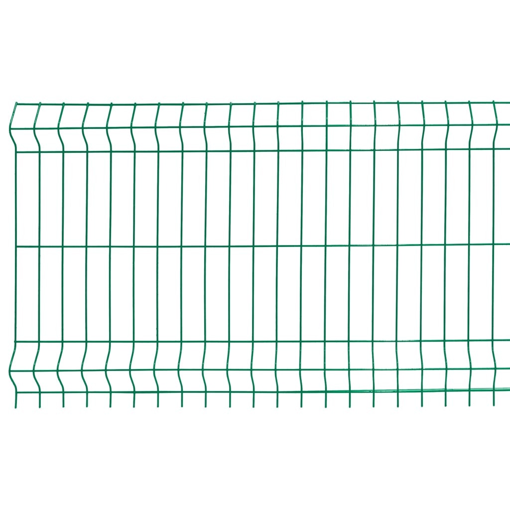 Panou gard vopsit verde, PVC, 63 x 195.4 cm  Blooma