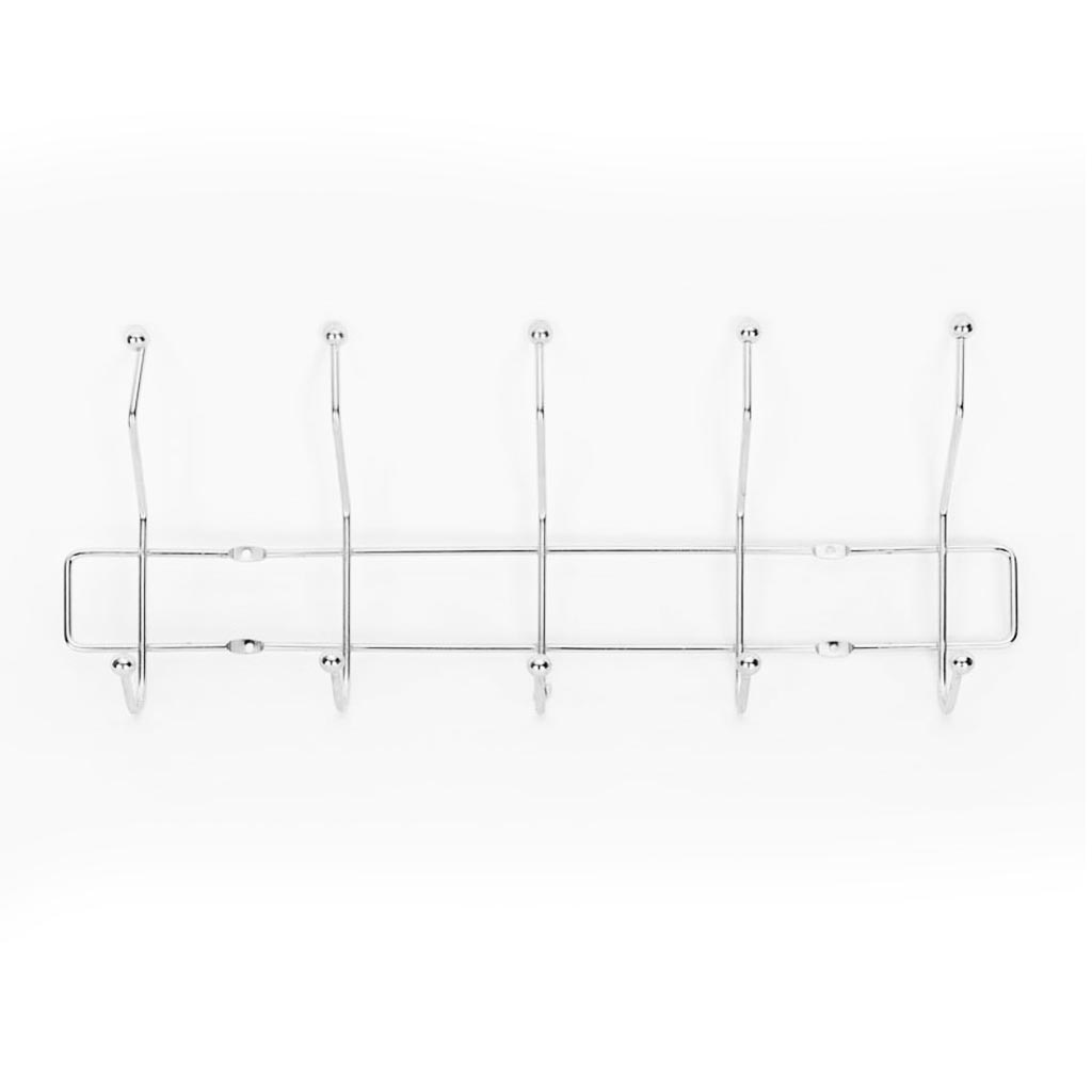 Cuier 10 carlige, 39 x 12 x 5 cm, crom 