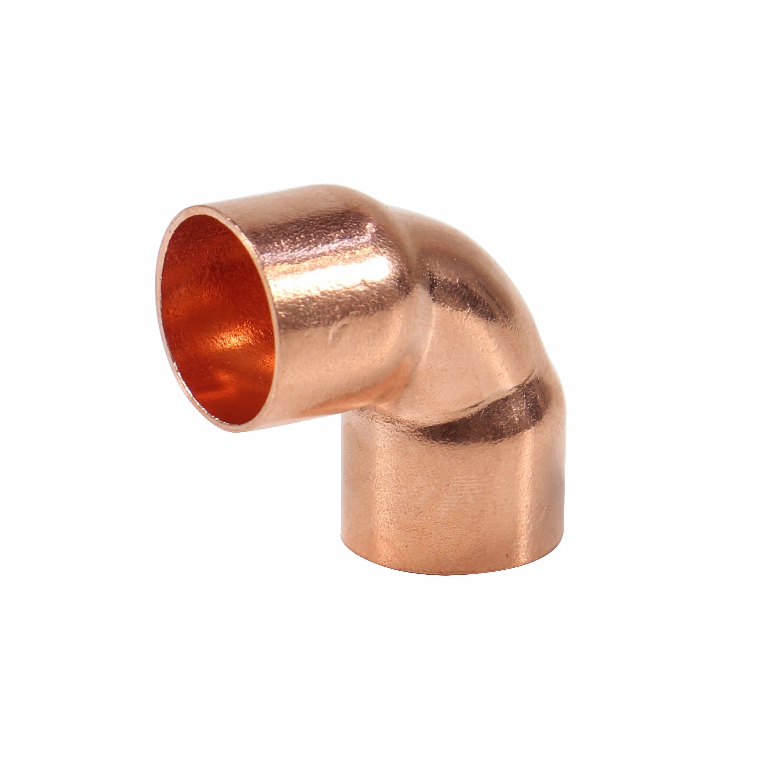 Cot cupru, 18 mm, 90 grade, interior-exterior, set 10 bucati