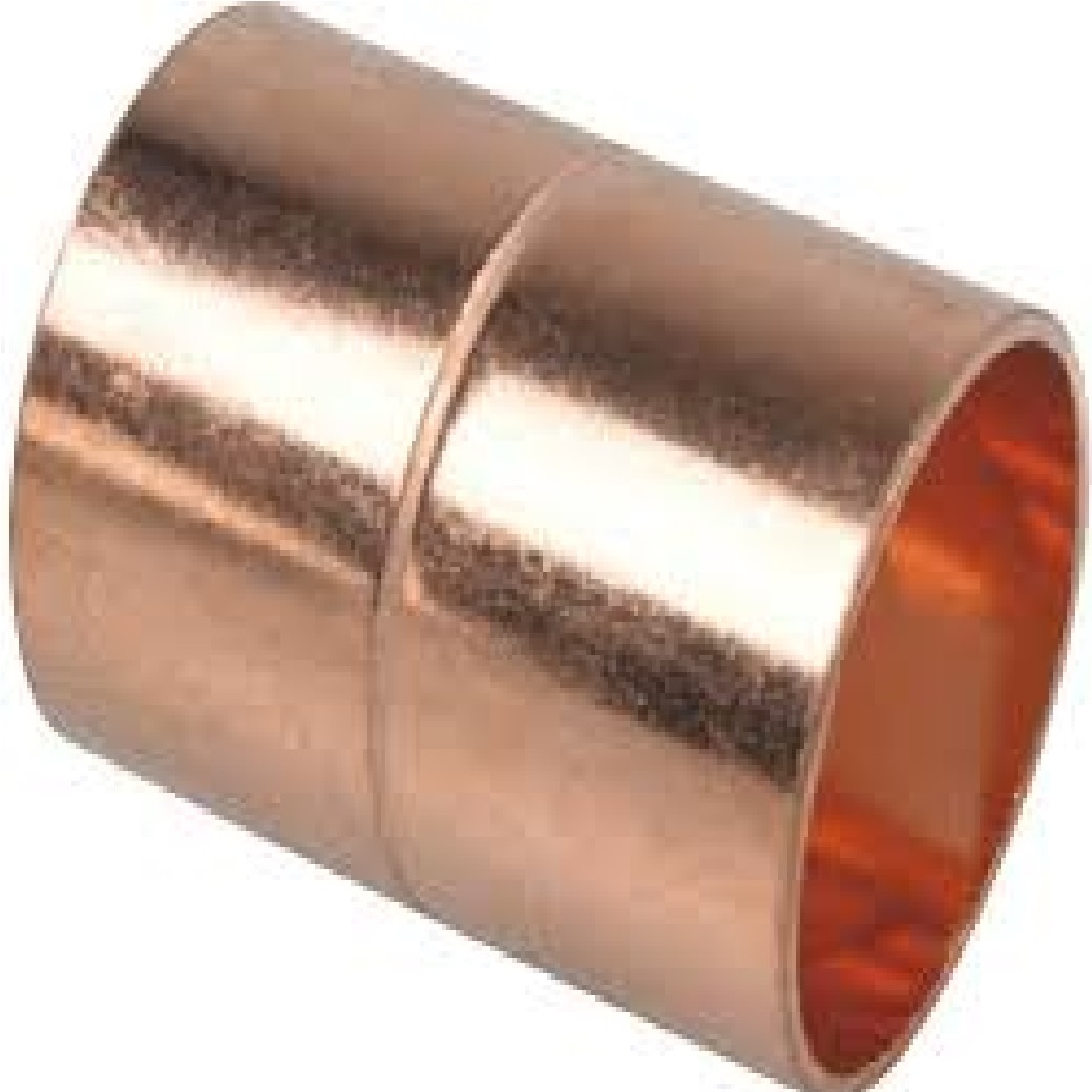 Mufa teava cupru, 18 mm, filet interior-interior, set 10 bucati