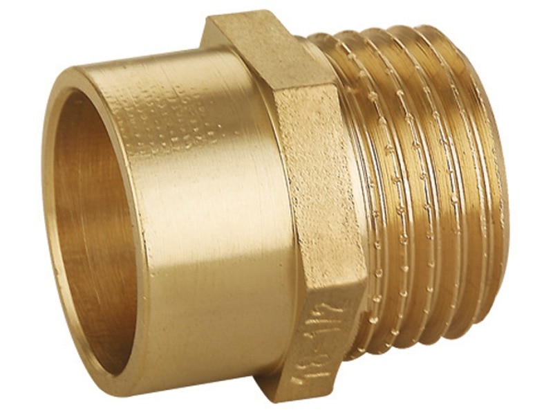 Adaptor alama cupru, 28 mm, racord 3/4 I, filet exterior