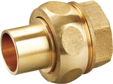 Niplu Olandez alama cupru, 22 mm, racord 3/4 I, filet interior