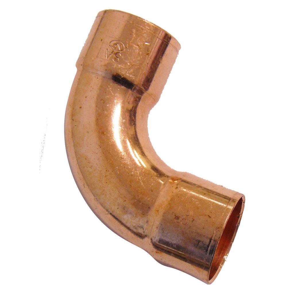 Cot cupru curba, 28 mm, unghi 90, interior-interior