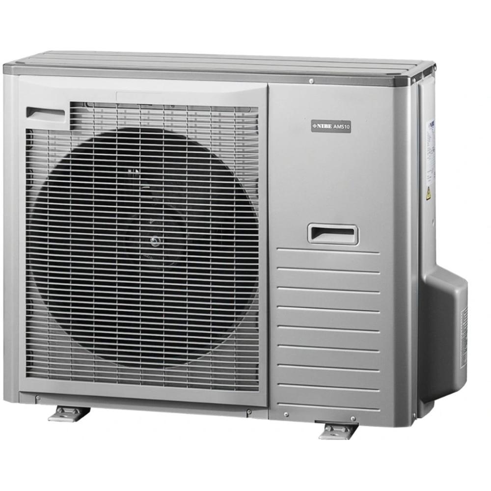 Pachet pompa de caldura aer-apa NIBE Split AMS 20-10 + SHB 20-12 EM, 11.5 kW, Wi-Fi, puffer 100 L, kit scurgere condens