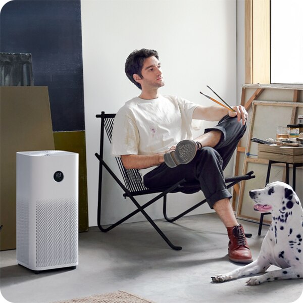 Purificator aer XIAOMI Smart Air Purifier 4 BHR5096G, 30W, Hepa, Wi-Fi, alb