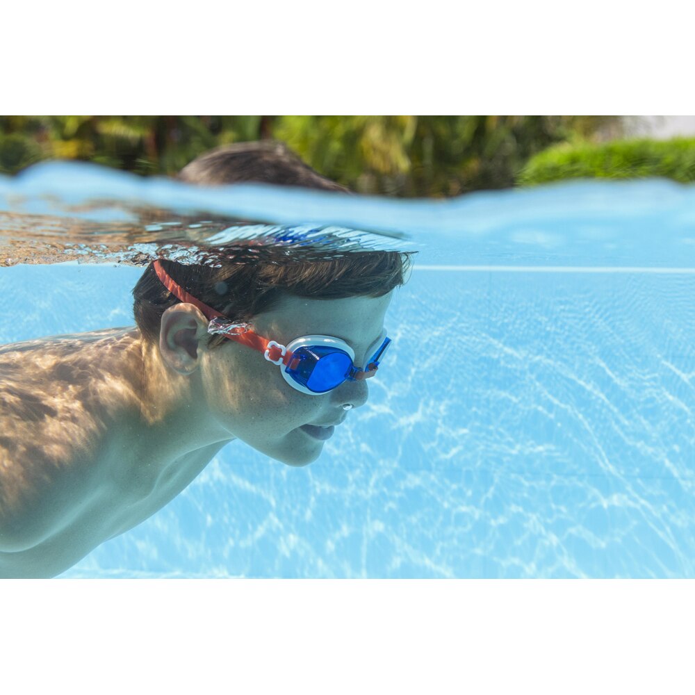 Ochelari de inot pentru copii BESTWAY Aqua Burst Essential, 7 ani+, cu strat UV, 1 buc