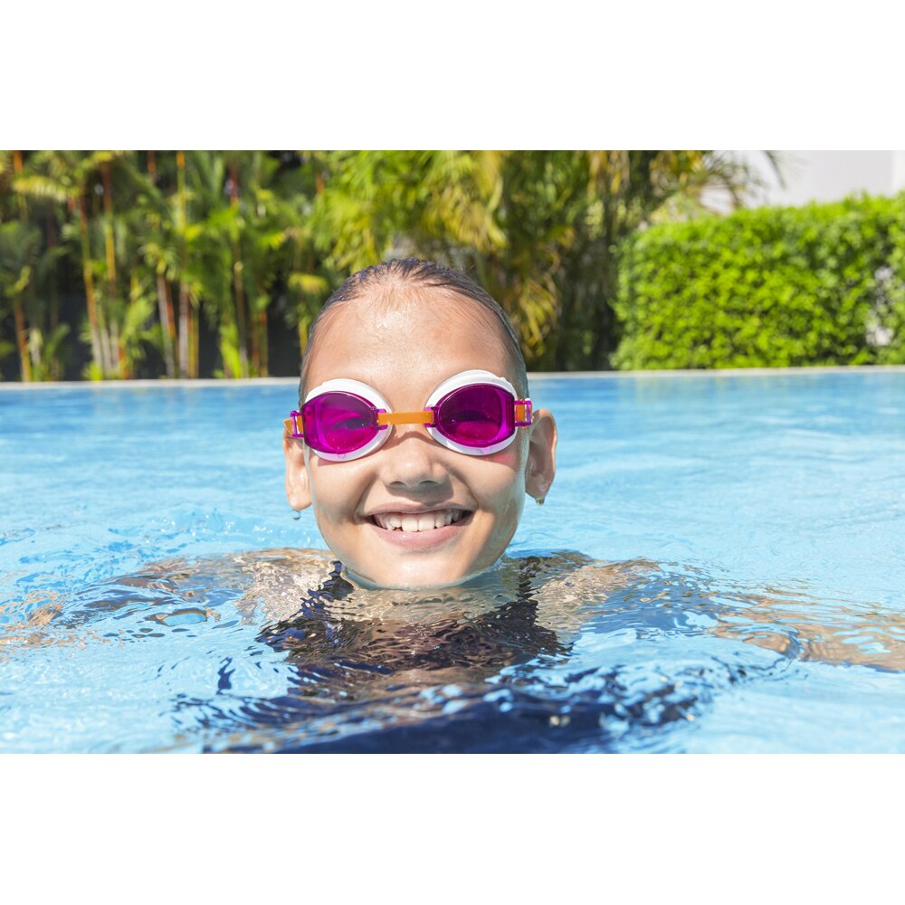 Ochelari de inot pentru copii BESTWAY Aqua Burst Essential, 7 ani+, cu strat UV, 1 buc