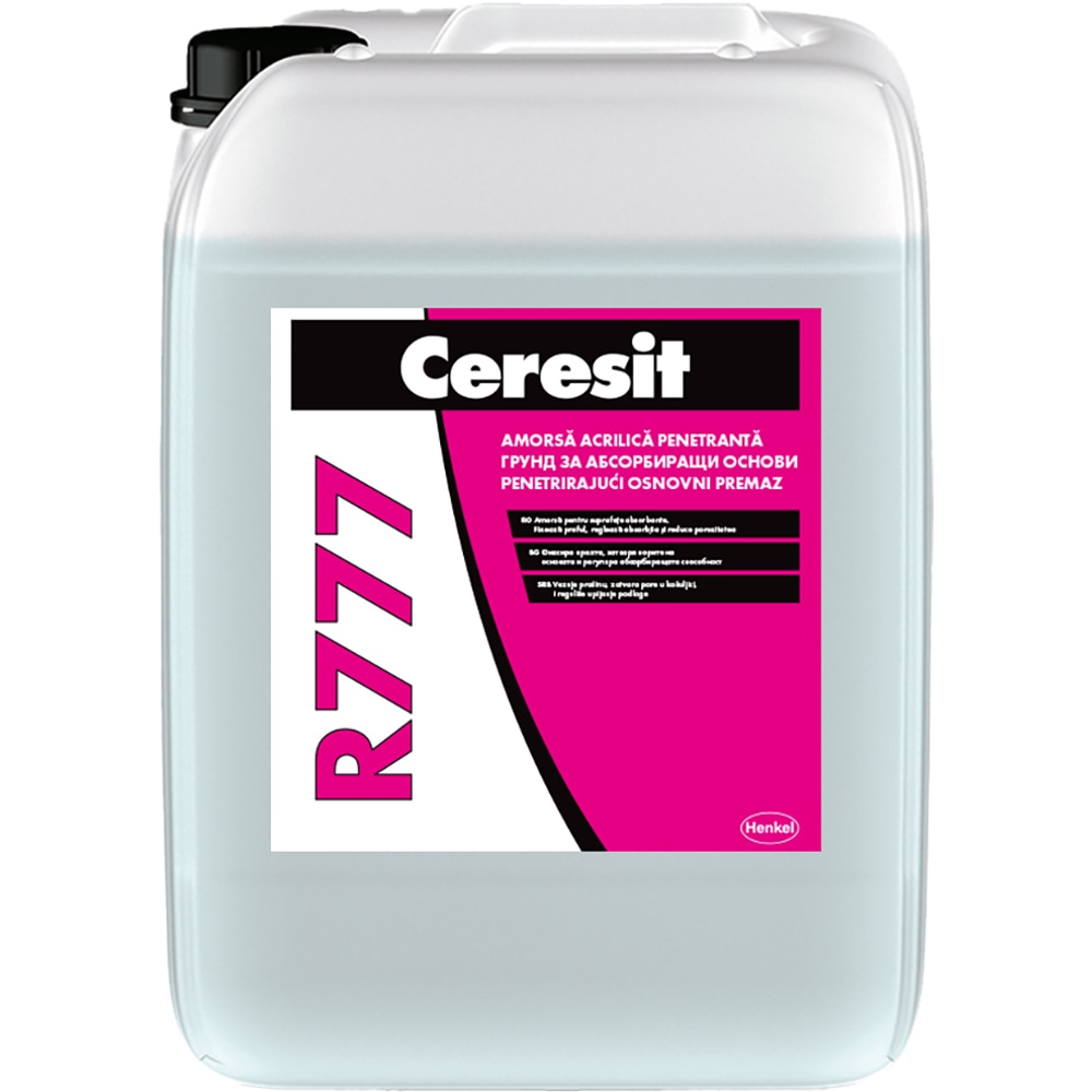 Amorsa penetranta CERESIT R 777, interior, 10 kg