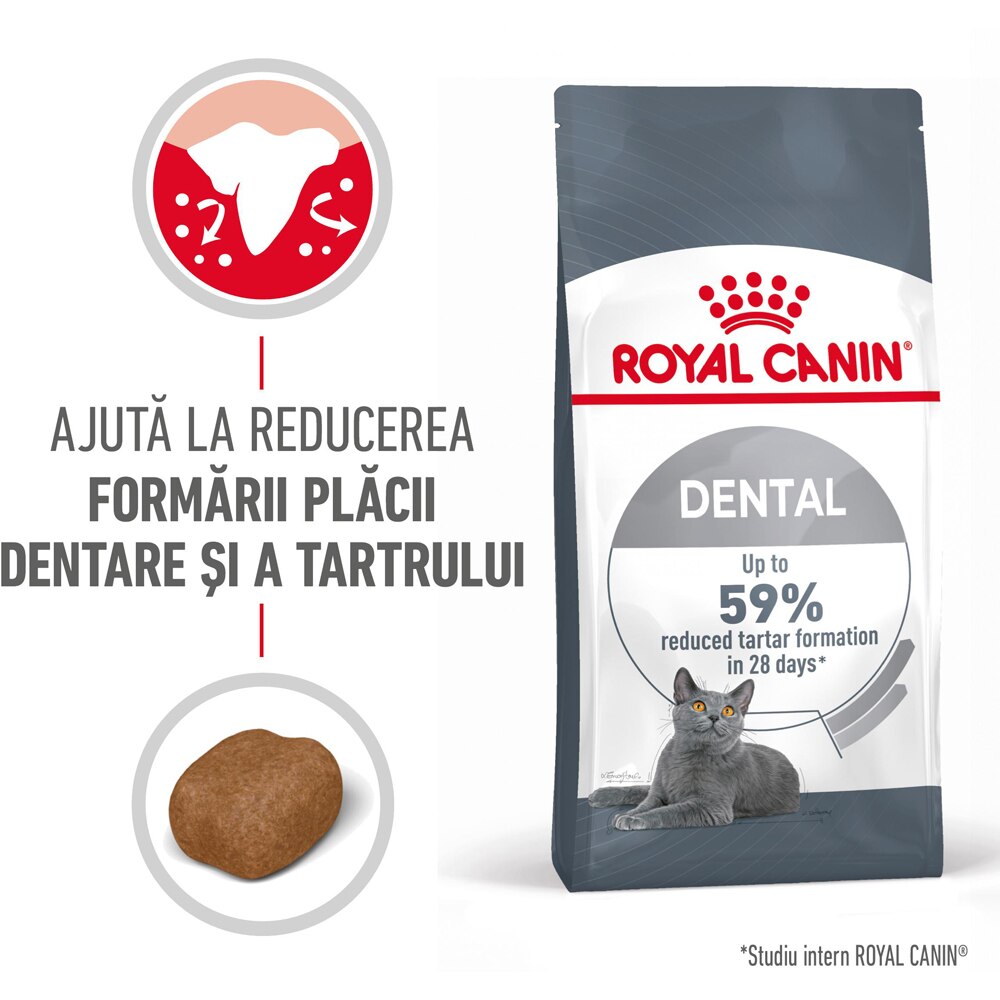 Hrana uscata pentru pisici ROYAL CANIN FCN Dental Care, Adult, Pasare, 1.5 kg