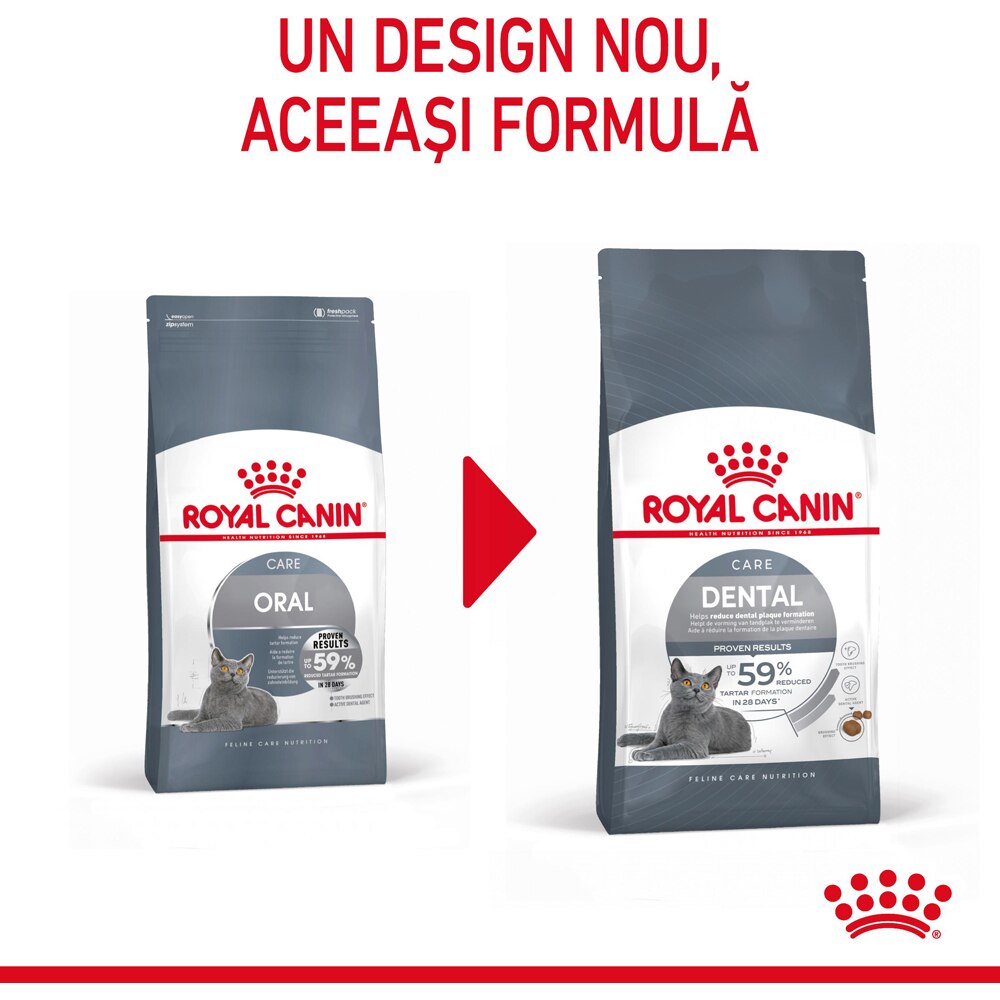 Hrana uscata pentru pisici ROYAL CANIN FCN Dental Care, Adult, Pasare, 1.5 kg
