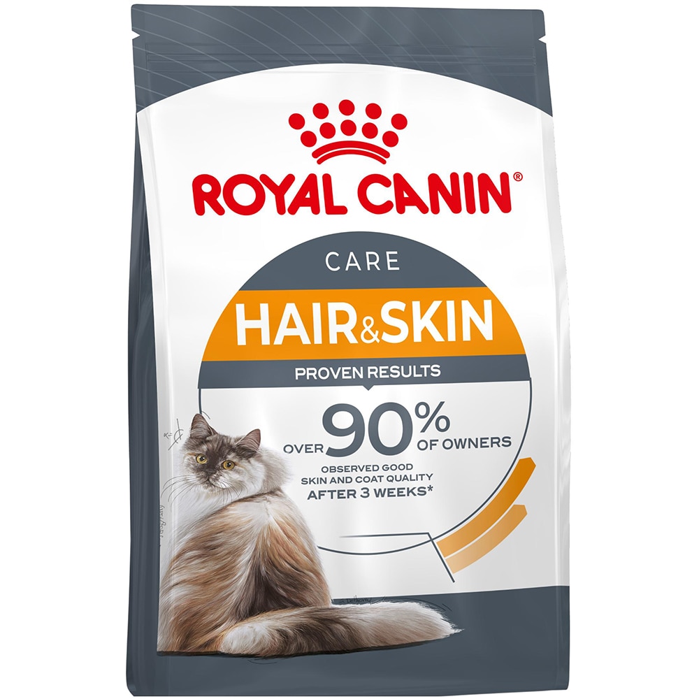 Hrana uscata pentru pisici ROYAL CANIN FCN Hair&Skin Care, Adult, Pasare, 400 g