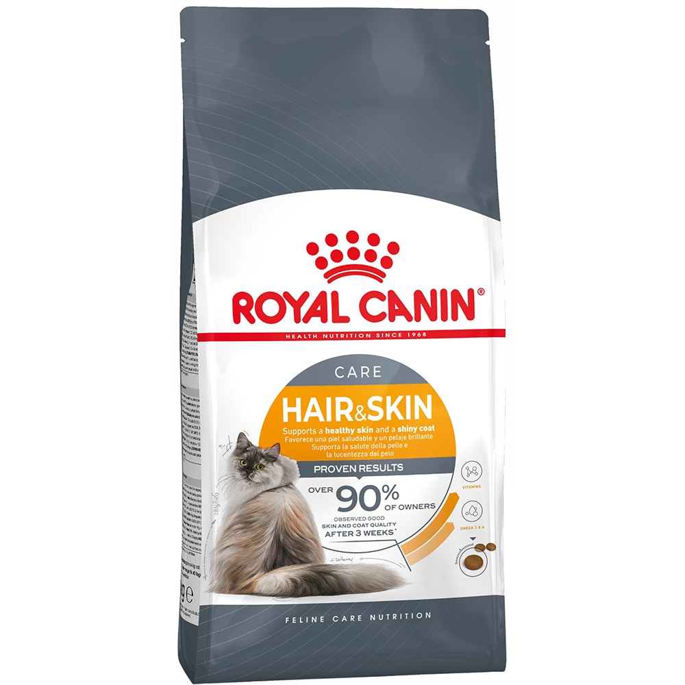 Hrana uscata pentru pisici ROYAL CANIN FCN Hair&Skin Care, Adult, Pasare, 10 kg