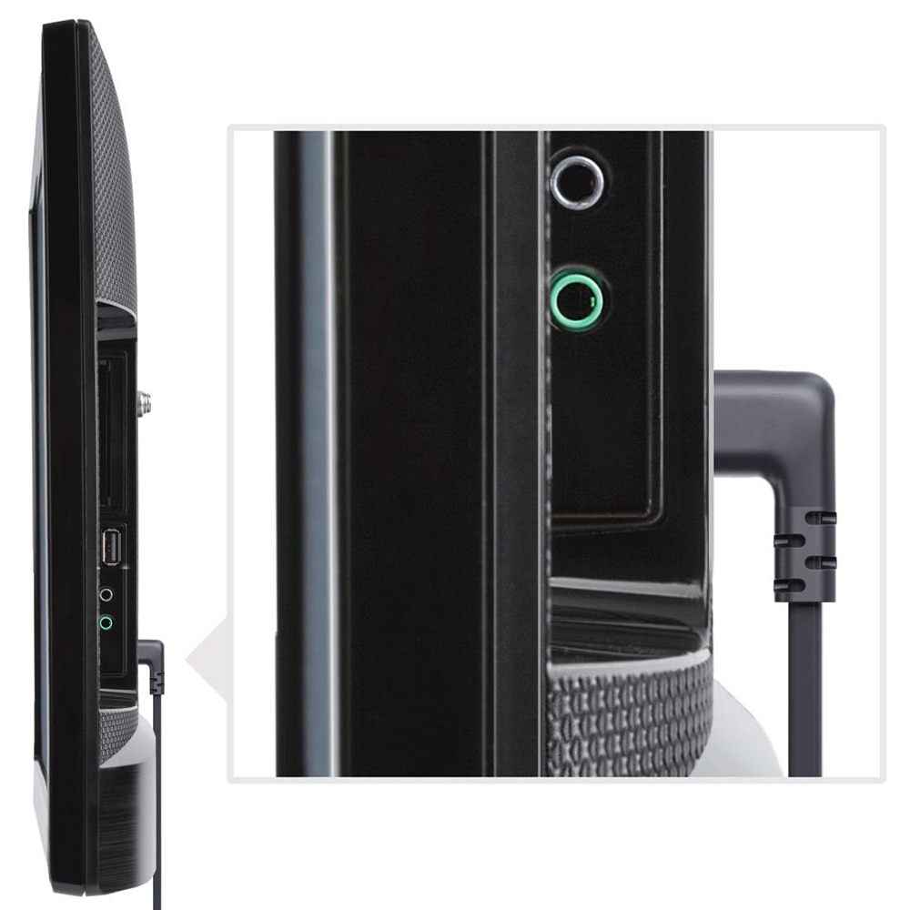 Cablu alimentare HAMA 221101, 2 pini conector AC C7, 3m, negru