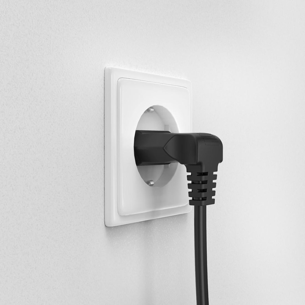 Cablu alimentare HAMA 221101, 2 pini conector AC C7, 3m, negru