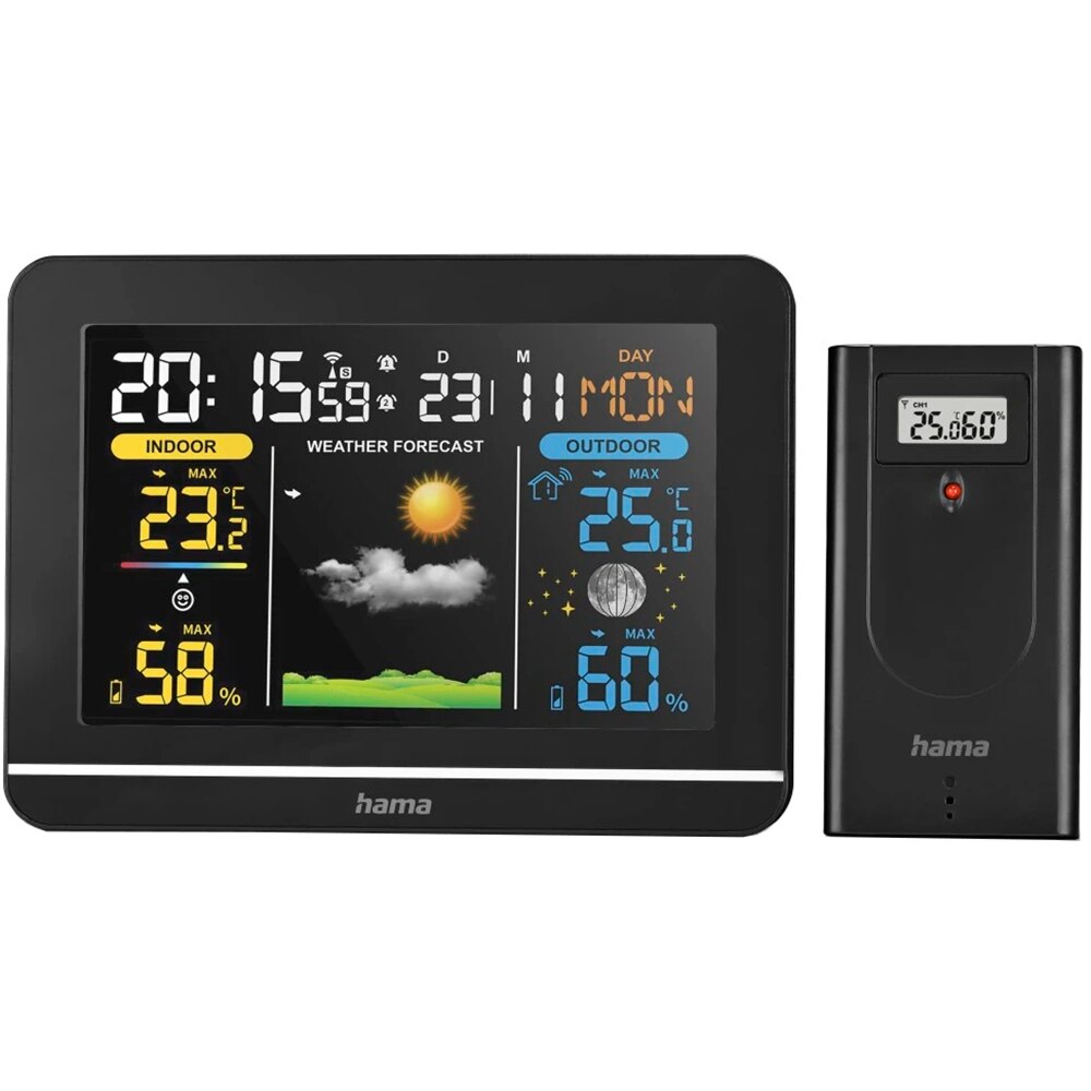Statie meteo HAMA 222242 Usedom, negru