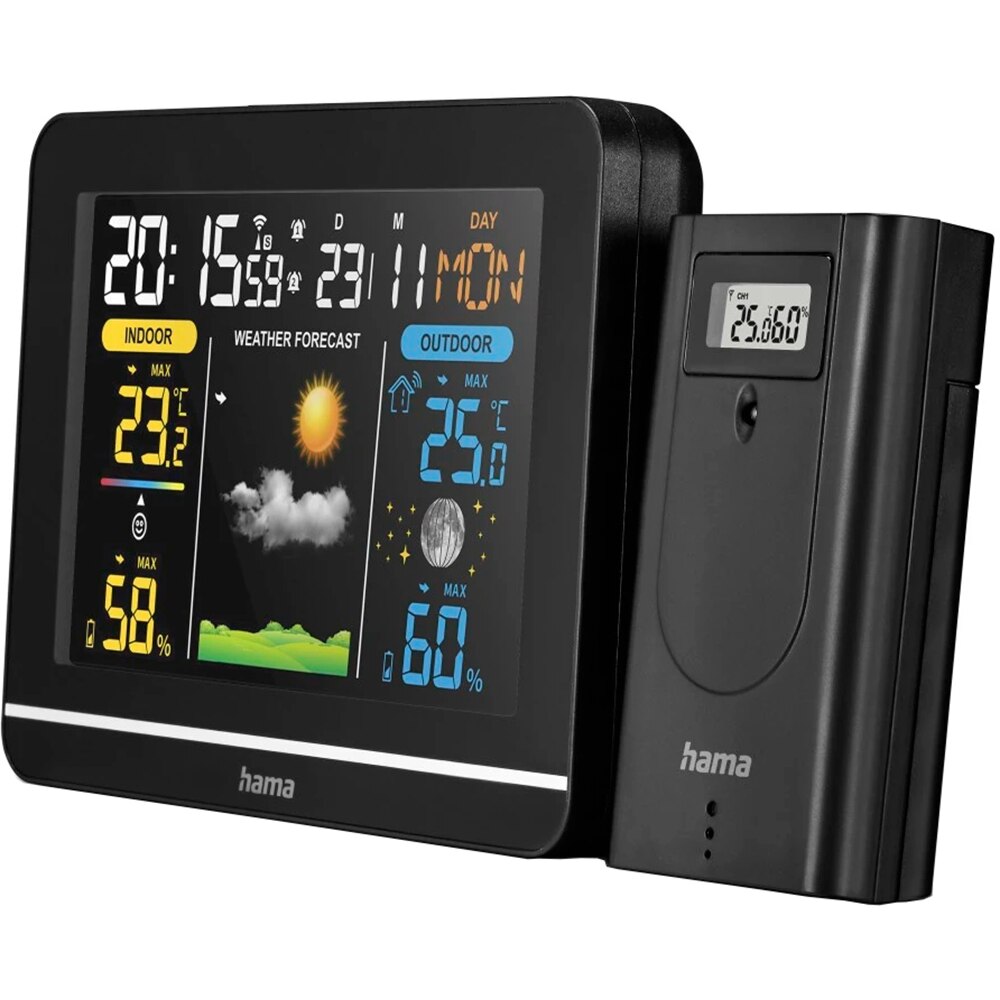 Statie meteo HAMA 222242 Usedom, negru